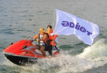 На воде - с избирателями: партия "Әділет" представила необычный формат предвыборной кампании