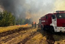 Огонь вспыхнул в национальном парке "Баянаул": идет масштабное тушение