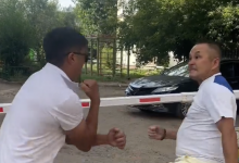 Мужчины подрались на детской площадке в Астане (ВИДЕО)