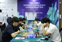 Финал FIDE World University Team Chess Championship проходит в Алматы