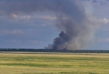 В ГЛПР "Ертіс орманы" тушат верховой лесной пожар (ВИДЕО)