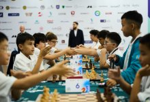 Казахстанские шахматисты сразились со сборной мира