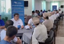 "Ак жол" встретился с коллективом санатория "Атлант" в Туркестанской области