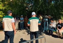 Партия "Ауыл" встретилась с педагогами поселка Тобыл в Костанайской области