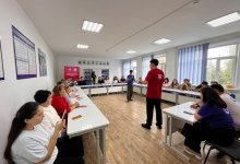 Кандидаты ОСДП встретились с педагогами школы №19 в Кокшетау