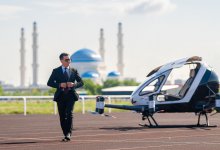 Первый полет беспилотного пассажирского судна продемонстрировали в небе Астаны