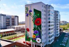 Новый мурал появился в Астане