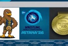 Символы чемпионата мира по борьбе представлены в Астане