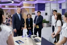 Международные наблюдатели ознакомились с работой штаба партии "Әділет"