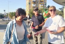ОСДП провела агитационную работу с жителями Темиртау