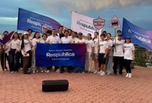 ReBus Respublica проехал по Бурабаю в рамках предвыборной кампании в Кокшетау