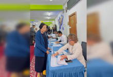 Ветеран-педагог проголосовала на выборах в Курултай