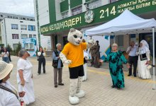 Барыс стал звездой избирательного участка в Алматы
