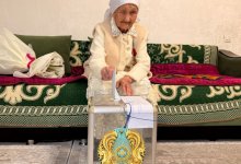 104-летняя ветеран тыла сделала свой выбор вместе с четырьмя поколениями семьи