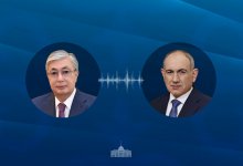 Пашинян поздравил Токаева с формированием нового Курултая