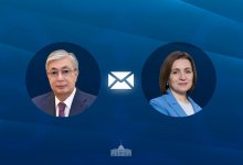 Токаев поздравил Майю Санду и народ Молдовы с Днем Независимости