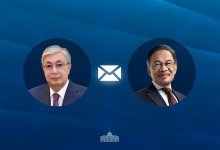 Президент Казахстана поздравил премьер-министра Малайзии