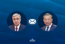 Президент Казахстана поздравил президента Вьетнама и его соотечественников