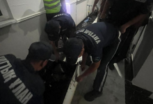 Гвардейцы помогли предотвратить распространение огня в Актау