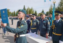Около 200 курсантов приняли военную присягу в Академии Нацгвардии в Петропавловске