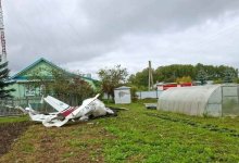 Легкомоторный самолет упал в Татарстане: погибли два человека