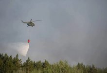 Два вертолета задействованы в тушении природного пожара в ВКО (ВИДЕО)