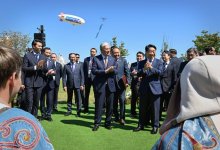 Касым-Жомарт Токаев и Чо Чжон Шик посетили казахский этноаул