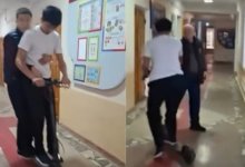 Видео реальное, страна не та: ролик со школьником на самокате ошибочно связали с Казахстаном