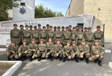 Первый поток новобранцев прибыл в воинскую часть Нацгвардии в Павлодаре