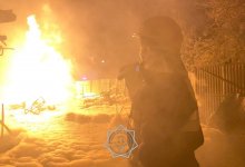 Газгольдер взорвался во время пожара на автомойке в Семее (ВИДЕО)