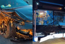 Столкновение автобуса и Zeekr закончилось госпитализацией четырех человек в Астане (ВИДЕО)