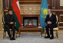 Состоялась краткая беседа между президентом Казахстана и султаном Омана