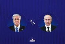 Токаев поздравил Путина с днем рождения