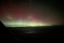 Северное сияние над Павлодаром: казахстанец поделился редкими кадрами