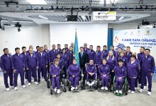 Сборную Казахстана проводили на Азиатские параигры в Японию
