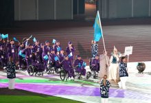 Флаг Казахстана подняли на Азиатских параиграх в Японии