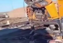 SHACMAN столкнулся с поездом в Карагандинской области
