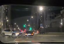 Патруль протаранил Chevrolet и отбросил его на другое авто в Астане (ВИДЕО)