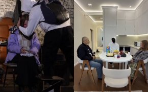 Человек в маске подарил надежду на жизнь отцу-одиночке (ВИДЕО)