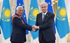 Президент Казахстана провел переговоры с президентом Европейского Совета в Астане