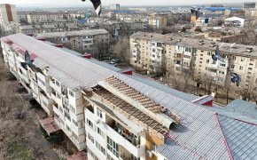 Конаев готовится к введению ЧС после сильного ветра