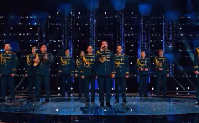 Хор Нацгвардии МВД РК вызвал восторг на телешоу в России (ВИДЕО)