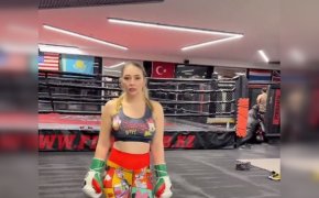 Ангелина Лукас назвала дату титульного боя (ВИДЕО)