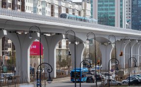 Один из автобусов изменил маршрут в Астане