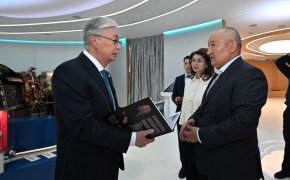 Юрта, мода и цифровое искусство: что увидел Токаев в новом креативном пространстве