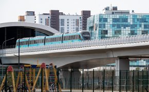 Как выглядит карта остановок LRT в Астане