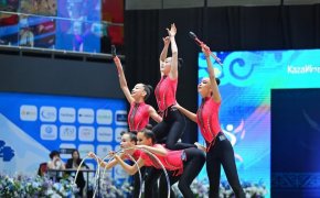 Казахстанские гимнастки завоевали серебро чемпионата Азии