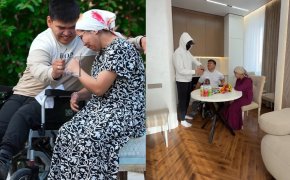 Человек в маске подарил квартиру и лечение супругам с ДЦП (ВИДЕО)