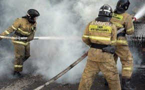 Трансформаторная подстанция горит в Алматы (ВИДЕО)