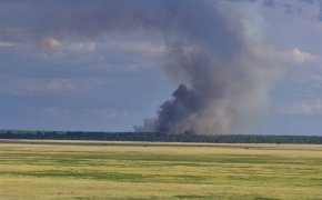В ГЛПР "Ертіс орманы" тушат верховой лесной пожар (ВИДЕО)